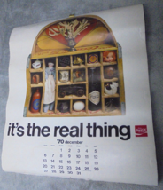 Vtg 1970&#39;s Coca Cola Coke 12 month Calendar 1971-72 Advertising Complete... - €8,43 EUR