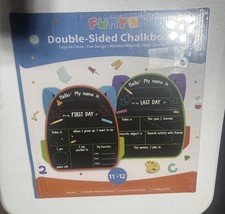 Chalk Board First And last day Of School 3 Liquid Chalk And Wipe Cloth New - $10.89