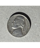 1947 Jefferson Nickel No Mint Mark Error on Monticello Building - $250.00