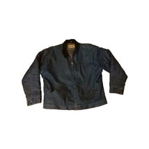 Eagles Ridge Jacket Men’s XL Chore Barn Denim Blanket Lined Corduroy Collar - $33.47