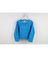 Vintage Y2K 2002 Harley Davidson Womens XL Cropped Long Sleeve T-Shirt B... - €42,89 EUR