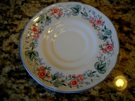 * 8 Jewelstone Coffee Cup Saucers Sakura Filigree Pattern Mervyn&#39;s Kensi... - $19.60