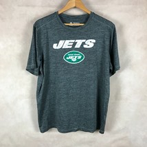 Majestic NEW YORK JETS Marled Short Sleeve T-shirt Size Large - $14.00