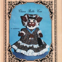 Sewing Centipede Vintage Pattern Clara Belle Cow Centerpiece or Doorstop... - $8.59