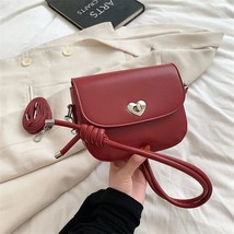 Fashion Heart-shaped Lock Women&#39;s Small Side  Bag 2023  Designer Crossbody Bags  - £140.78 GBP