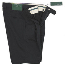 NEW $98 Bobby Jones Shorts!  Black Navy Stone  Crisp Chino Type Fabric  Pleated - £35.96 GBP