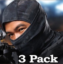 3 PACK Camouflage Men&#39;s Balaclava Face Ski Mask UV Wind Protection URBAN... - $391.25 MXN