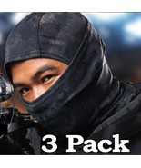 3 PACK Camouflage Men&#39;s Balaclava Face Ski Mask UV Wind Protection URBAN... - $391.25 MXN