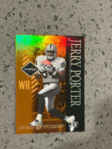 2003 Leaf Limited Bronze Spotlight /150 Jerry Porter #70 $2.88 B3G1 - $2.88