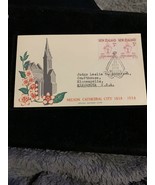 New Zealand Sc. 322 Centenary of Nelson City Cathedral on 1958 FDC - £1.56 GBP