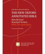 THE NEW OXFORD ANNOTATED BIBLE, NEW REVISED STANDARD W/Apocrypha - $101.83 CAD