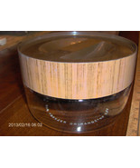 Vintage Pyrex See n Store 1 qt RoundStorage Canister Jar Clear Glass Woo... - $48.64 CAD
