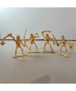 (4) Hunson Skeleton War 2&quot; Figure Miniature Craniaims Flail Fearmur Warg... - $12.21 CAD