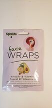 NEW Spa Life Face Wraps w/Avacado &amp; Vitamin E - $1.99