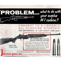 Johnson Arms Surplus M-1 Carbine 1964 Advertisement Hunting Vintage DWEE15 - £15.61 GBP