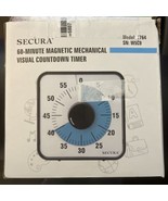 Secura 60-Minute Visual Countdown Timer, 7.5-Inch Oversize Classroom Vis... - $20.10 CAD