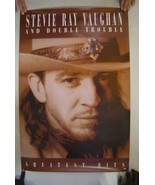 Stevie Ray Vaughan Poster Greatest Hits Double Trouble Vaughn - $180.64