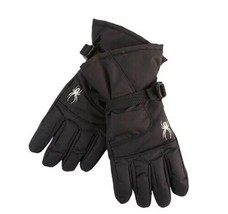 Spyder Men&#39;s Shredder Insulated Ski Gloves, Size L/XL, Black, NWT - £27.92 GBP