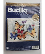 Bucilla Needlepoint butterfly surprise 7X 5 Gold Plated Needle Kit 4764 - $211.36 MXN