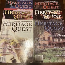 Heritage Quest Genealogy Magazine (6) 2001-2002 Issues 91, 93-96 and 101 - £7.43 GBP