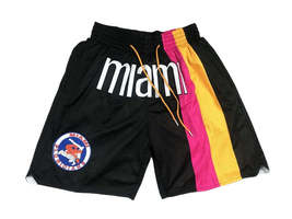 Miami Heat Classic Throwback Vintage Shorts - £38.53 GBP+
