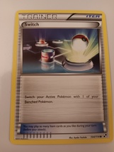 Pokemon 2011 Black & White Trainer Item Switch 104/114 Single Trading Card NM - $11.99