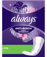 ALWAYS XTRA PROTECTION DAILY LINERS LONG UNSCENTED 54 COUNT LINERS - $55.87 MXN