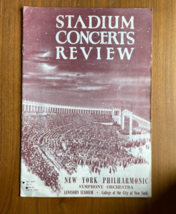 Stadium Concerts Review New York Philharmonic Symphony Orchestra Booklet 1947 - £15.72 GBP