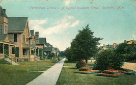 Rochester Ny Portsmouth Terrace Typical Residence Street Postcard c1910 - £6.89 GBP