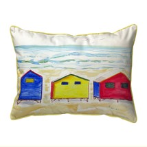 Betsy Drake Beach Bungalows Extra Large Zippered Pillow 20x24 - £63.30 GBP