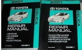 2001 Toyota Celica Service Réparation Atelier Manuel Set OEM - £180.67 GBP