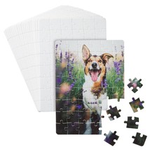 20 Set Blank Puzzles To Draw On, Sublimation Jigsaws Puzzle Diy Craft A5... - £24.98 GBP