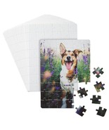 20 Set Blank Puzzles To Draw On, Sublimation Jigsaws Puzzle Diy Craft A5... - £26.42 GBP
