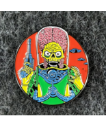 MARS ATTACKS Enamel Pin Classic Sci-Fi Tim Burton Movie Lapel Hat Lanyar... - $10.34 CAD