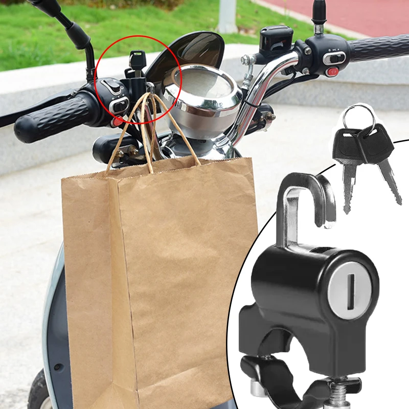 Motorcycle Helmet Lock - Durable Waterproof Portable Anti-theft Security Helme - £10.67 GBP