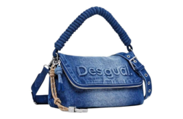 Desigual Women Bag - Designer Blue Shoulder Bag Fashion Handbag Elegant ... - $1,881.90 MXN