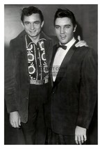 Elvis Presley And Frank Sinatra Celebrity Singers 4X6 B&amp;W Photo - £8.25 GBP