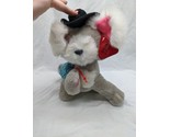 Sugar Loaf White Gray Dog With Runaway Satchel Plush 10&quot; With Tag - $39.59