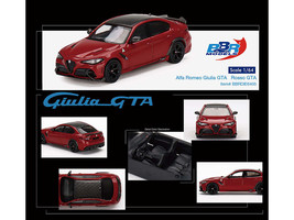 Alfa Romeo Giulia GTA Rosso Carbon Top 1/64 Diecast BBR - $25.89