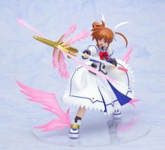 Mahou Shoujo Lyrical Nanoha A&#39;s: Nanoha Takamachi Battle Ver. PVC Statue 1/8 Sca - £25.36 GBP