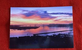 Oregon Postcard Yaquina Bay Bridge at Sunset New Unposted - $3.99