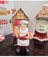 Christmas Baker Gingerbread Santa Claus Figurine Tabletop Decor 6&quot; - €16,09 EUR