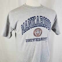 Mankarious University T-Shirt Adult Medium Gray Cotton 2002, Alumni Orig... - $16.99