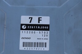 Subaru ECM ECU Engine Control Module 22611AJ040, 112200-5702 image 5