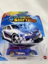 Hot Wheels COLOR SHIFTERS Blue AUDACIOUS￼ -  Color Changing Car 1:64 Mattel - £7.42 GBP