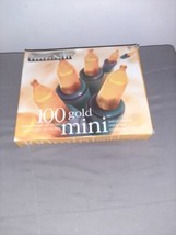 100ct Mini Christmas Lights Set Gold End To End Target green Wire New Op... - $40.00