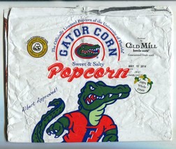 University of Florida Gators Popcorn Bag 2014 UF- EMPTY - £20.09 GBP