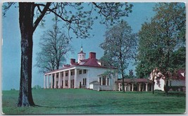 Vintage Postcard Mount Vernon Home of George Washington Virginia 1952 History - $14.45