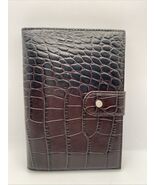 Reptile Embossed Leather Pocket Photo Album Brown - $18.99