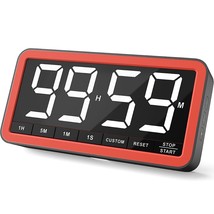 Digital Kitchen Timer With 7.8 Extra Large Display, Magnetic Led Timer W... - $54.99